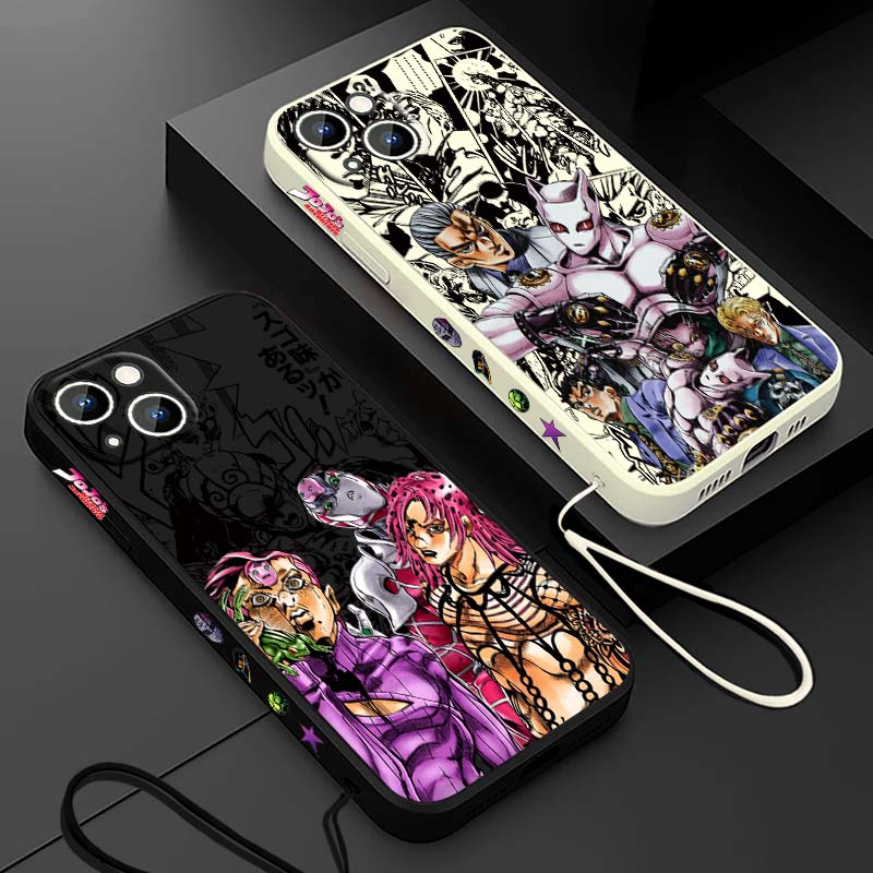 Apple Iphone 15 - Coque de téléphone liquide avec cordon
