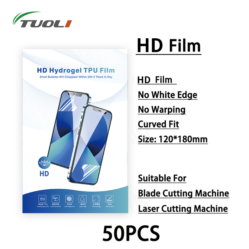 Screen Protector Cutter - TUOLI HD 50 pièces protecteur d'écran