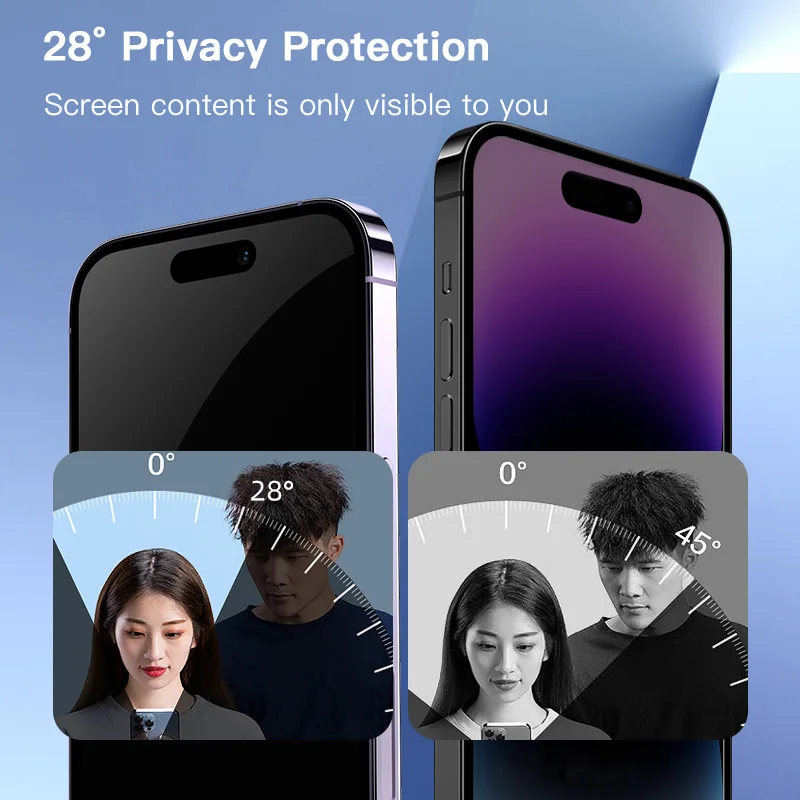 Verre trempé Anti-espion pour  - Glass Protector Auto avis et prix