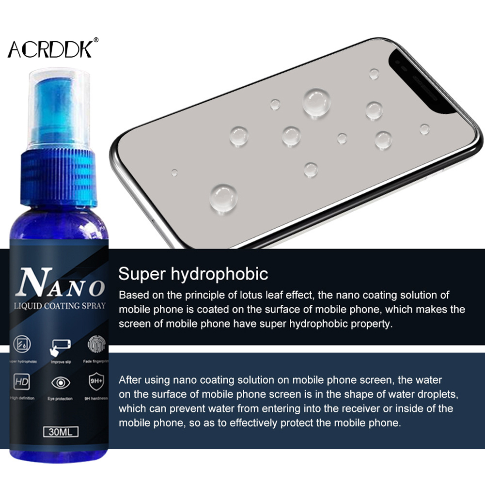 Film protecteur d'écran en ver - Oleophobic Coating Spray avis et prix
